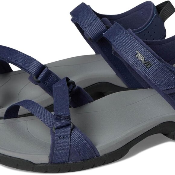 Women's Verra Sport Sandal Nylon Rubber Size 8 Cushioned Support Trail Ready - Picture 1 of 7